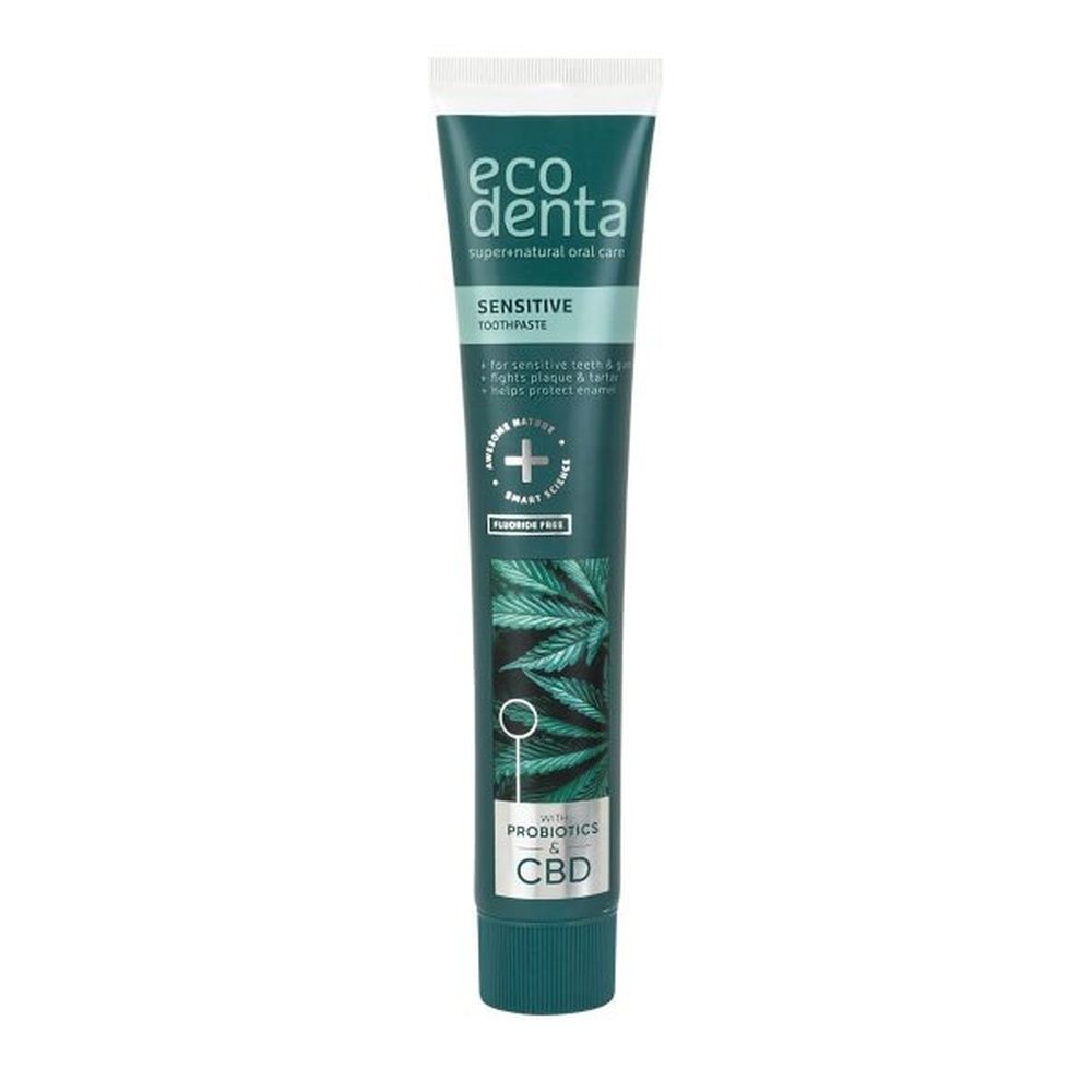 eco denta EXPERT LINE Sensitive Zahnpasta mit CBD und Probiotika