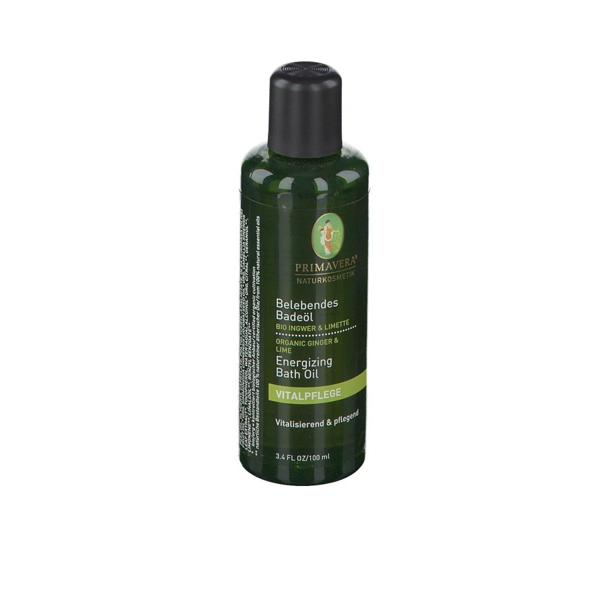 PRIMAVERA® Belebendes Badeöl bio Ingwer-Limette