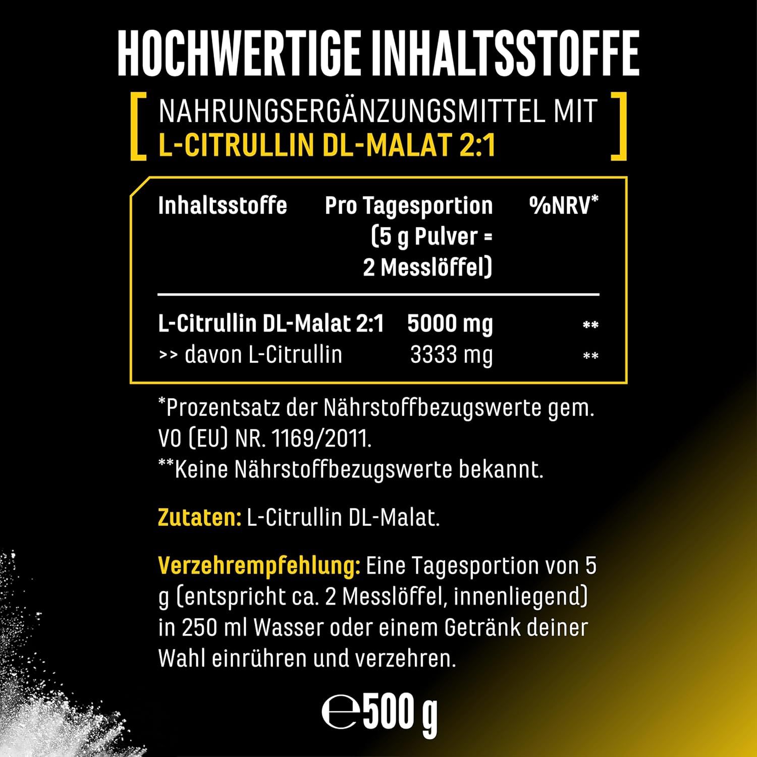 GEN L-Citrullin Pulver -L-Citrullin DL-Malat 2:1