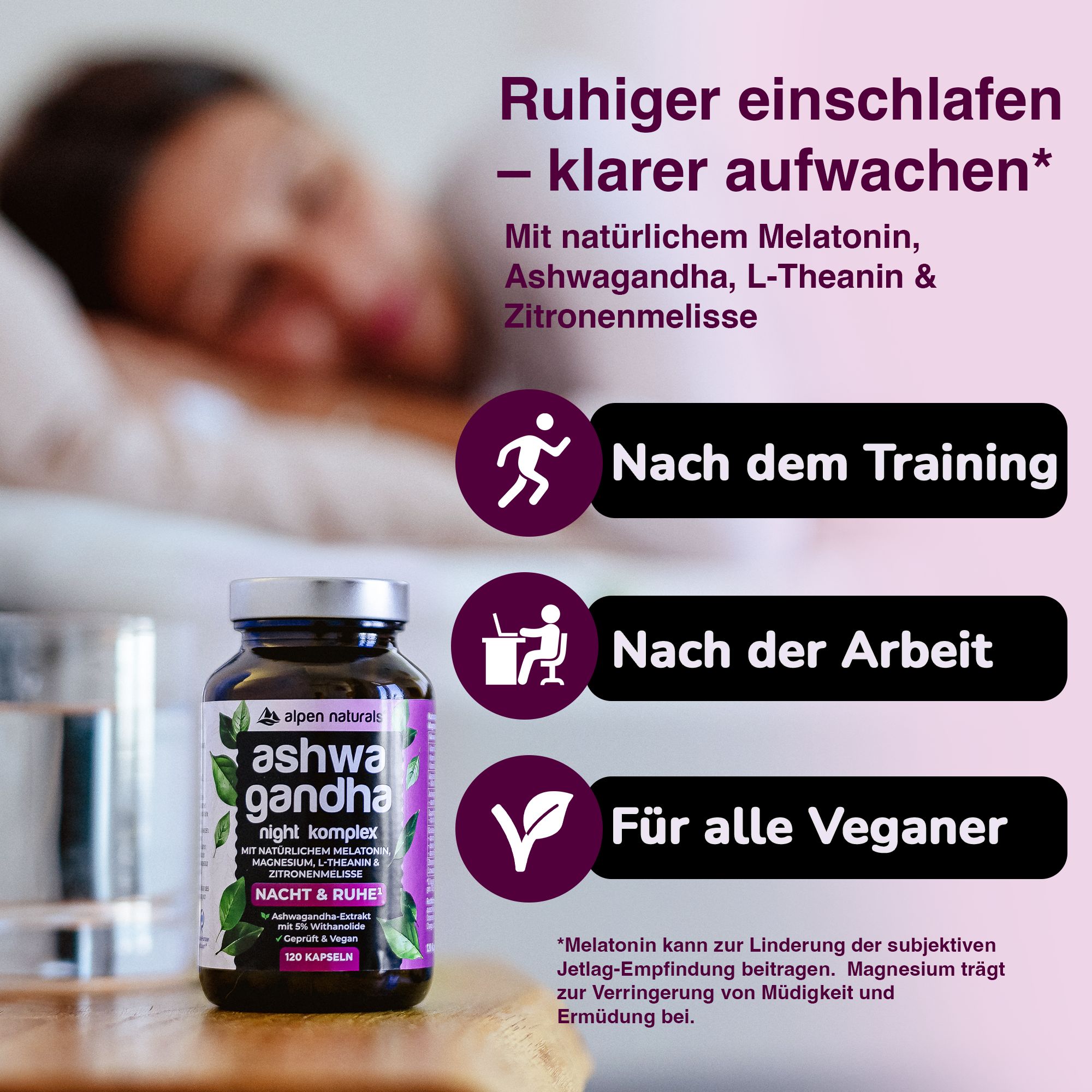 Alpen Naturals Ashwagandha Night Komplex