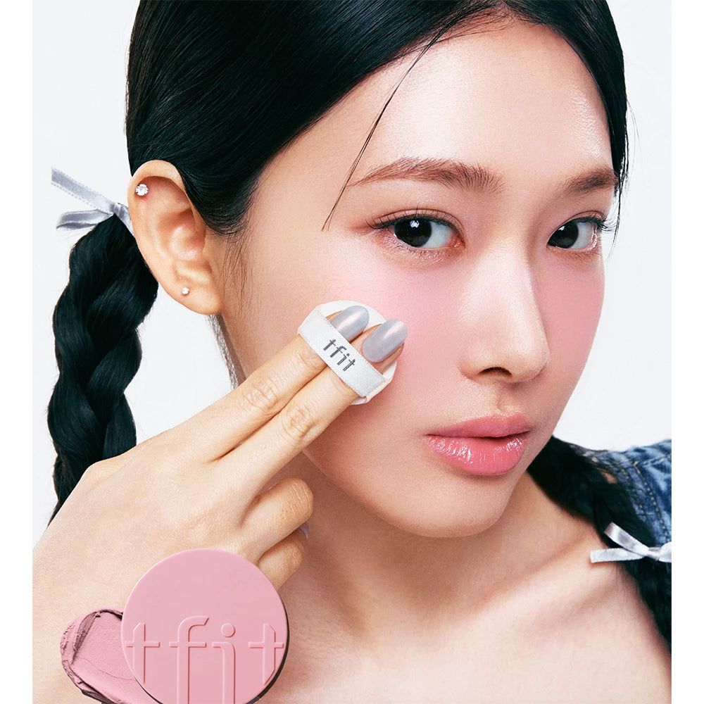 TFIT Fluffy Velvet Cushion Blush