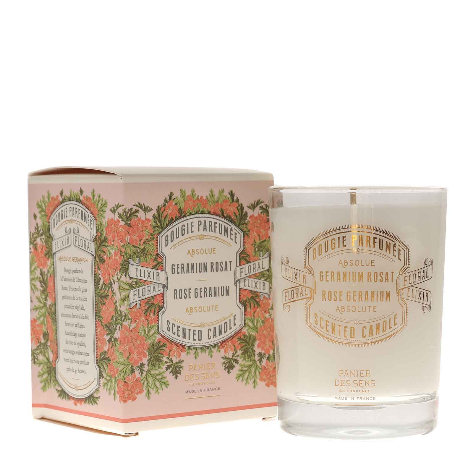 Duftkerze Rosengeranie