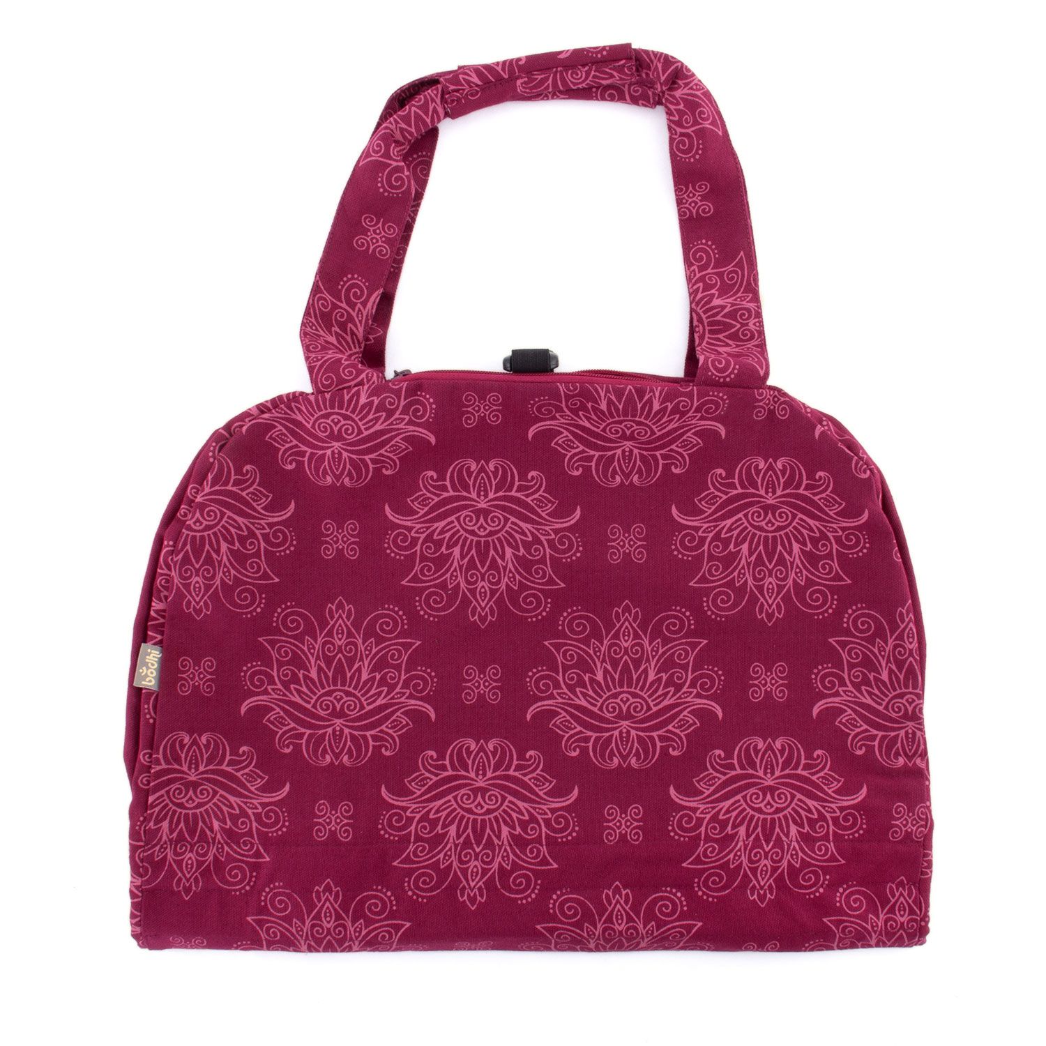 Maharaja Collection: Gemusterte Yoga Bag NAMASTÉ Lotus, berry 1 St 