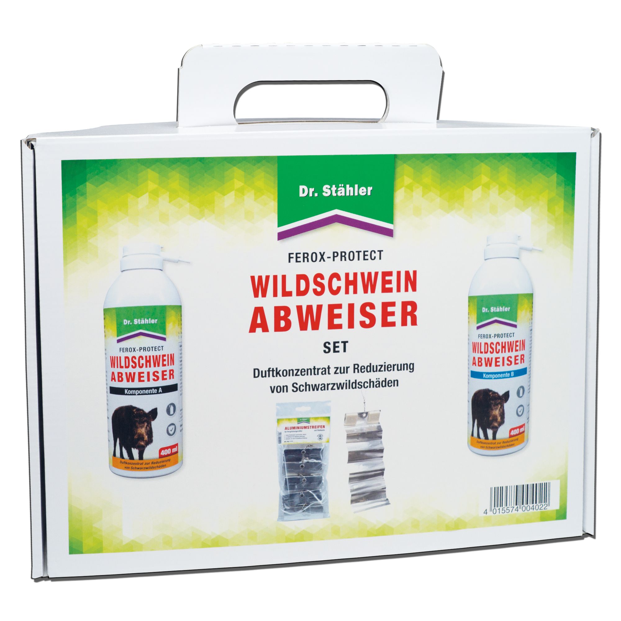 SILBERKRAFT Ferox-Protect Wildschweinabweiser Spray-Set