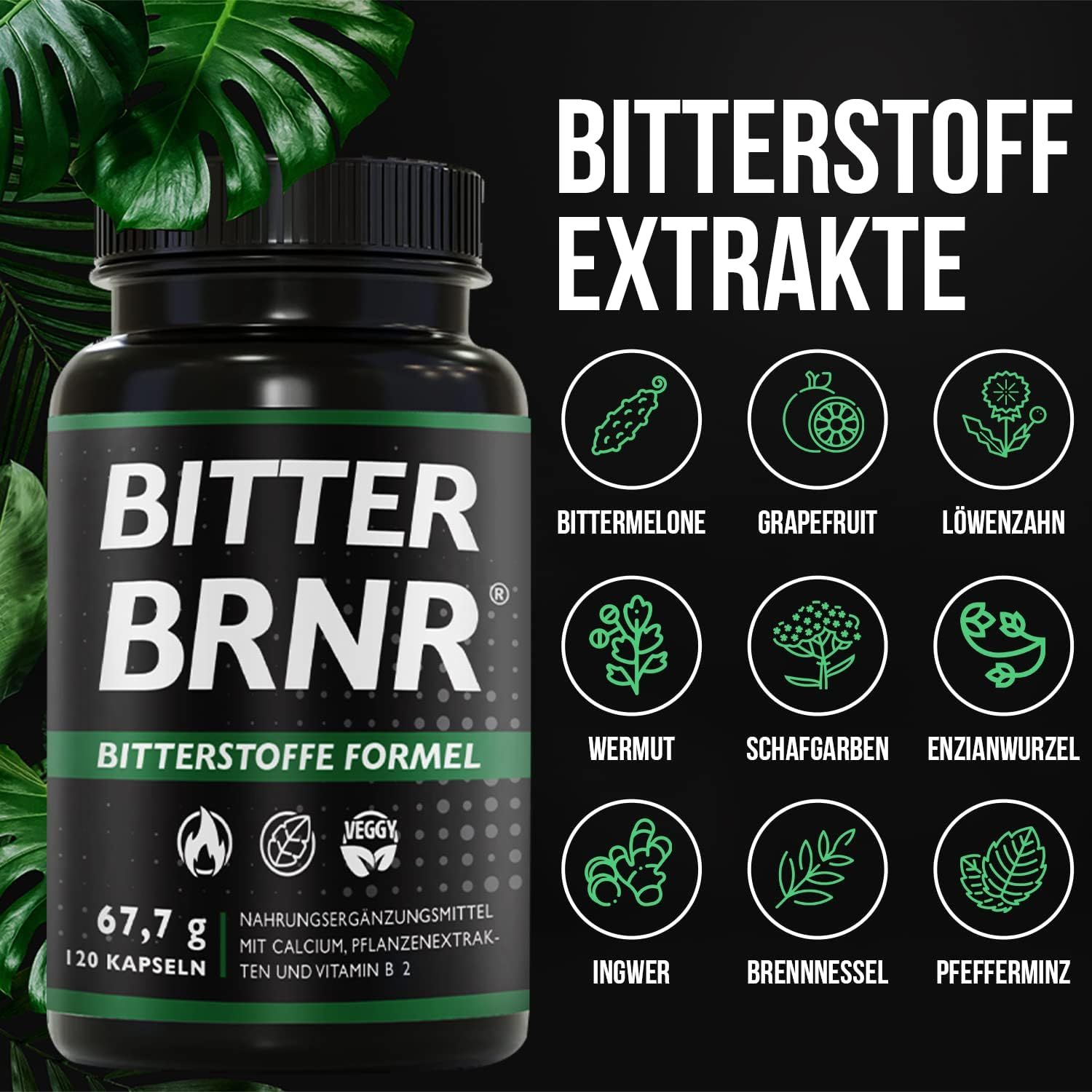 BRNR BITTER  Bitterstoffe Formel und Stoffwechsel