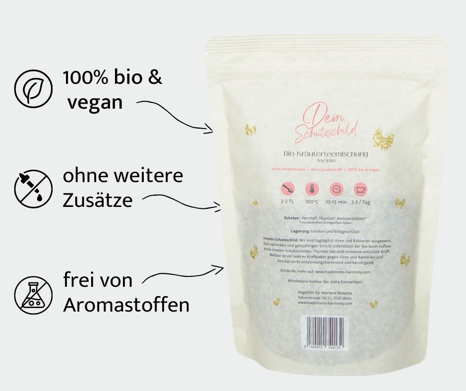 Hashimoto Harmony Bio Schilddrüsen Tee "Dein Schutzschild" lose