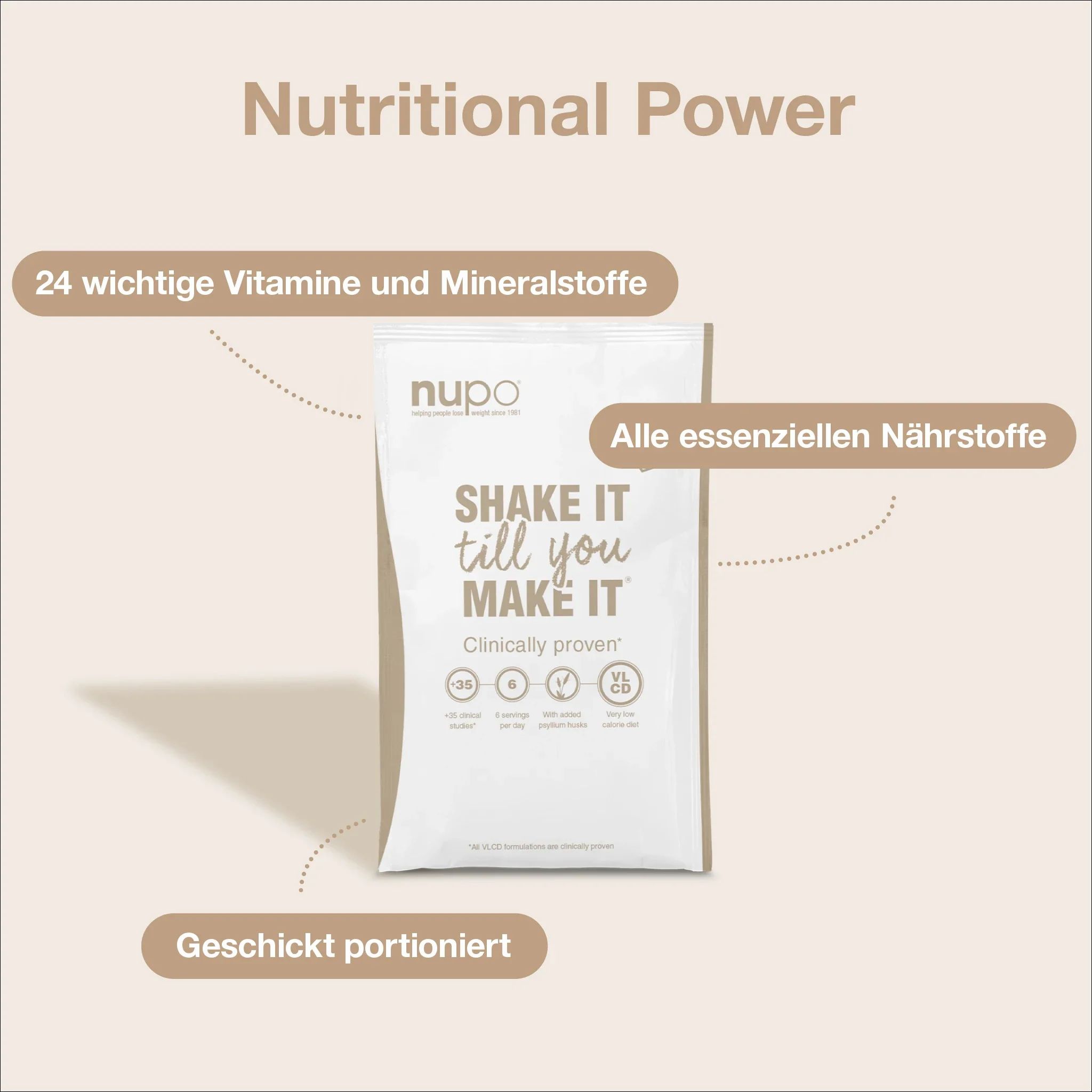 nupo Diet Oatmeal Apple Cinnamon