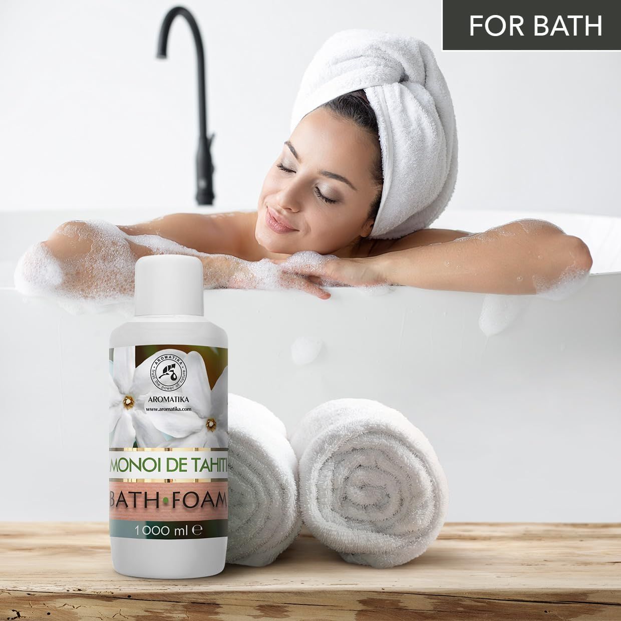 AROMATIKA  Badeschaum Monoi de Tahiti