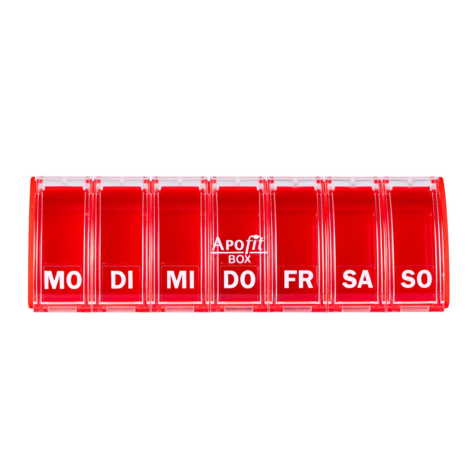 APOfit Wochendispenser 1 Dosierer Box rot