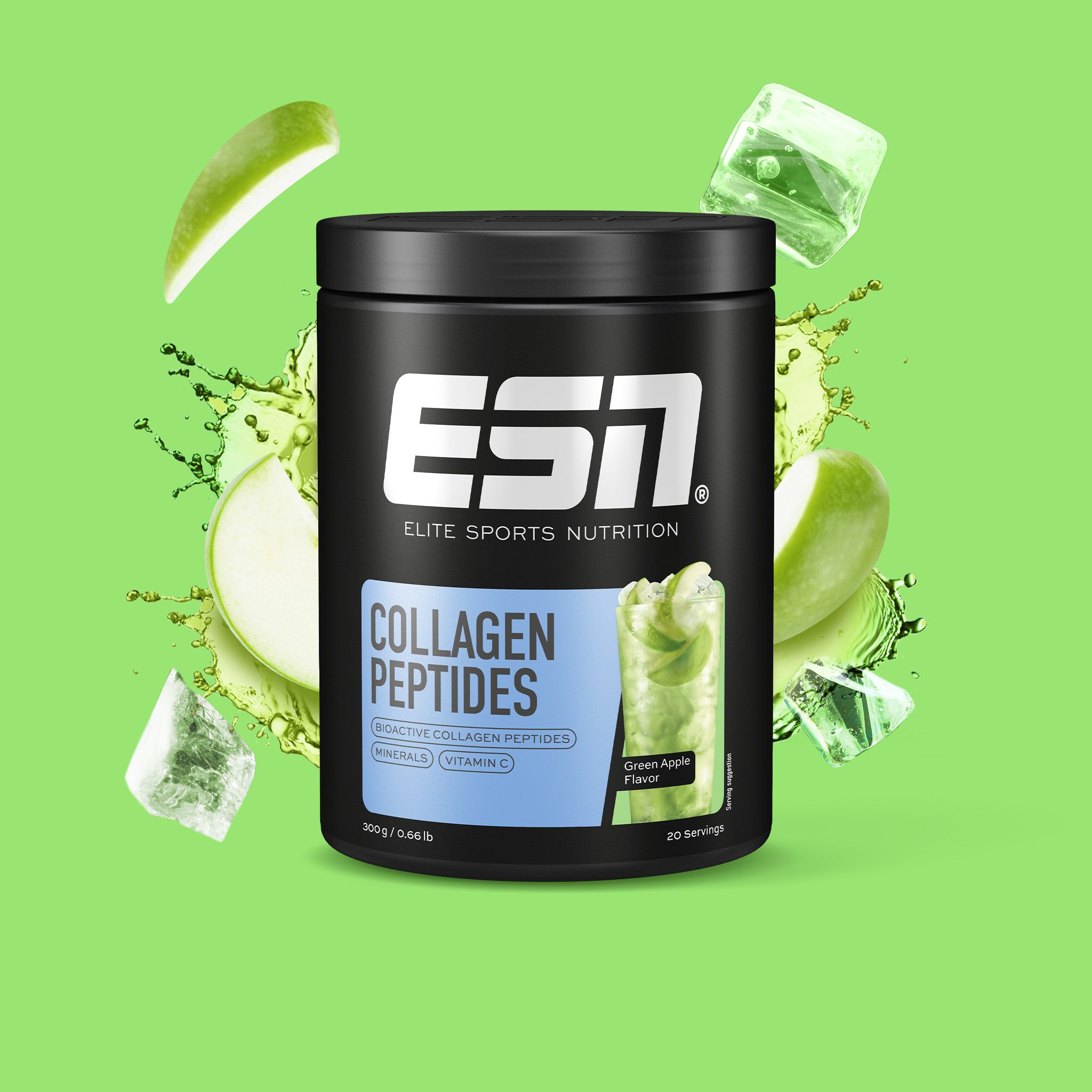 ESN Collagen Peptides Pulver mit Kollagen, Vitaminen, Mineralstoffen