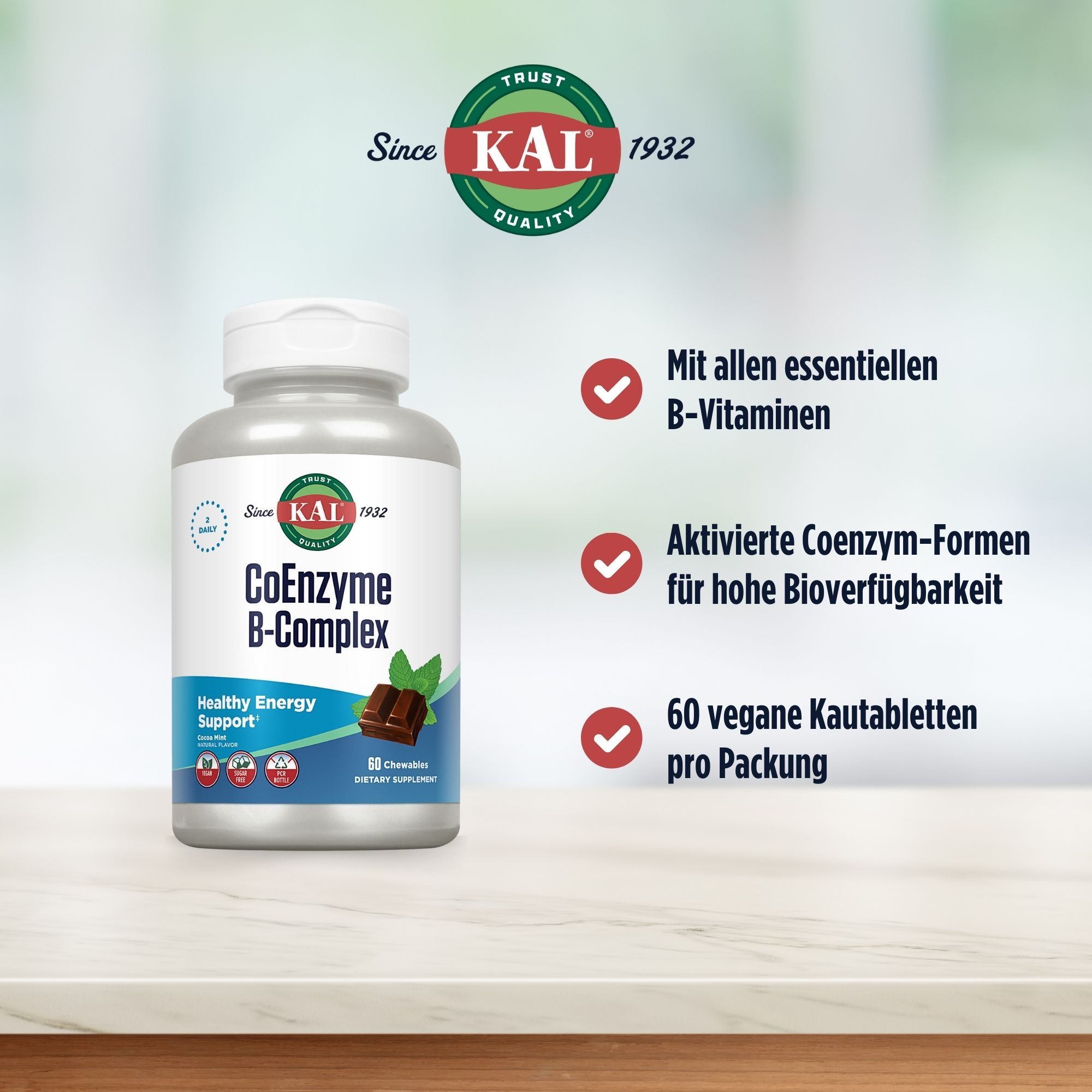 KAL Coenzyme B-Complex Chewable