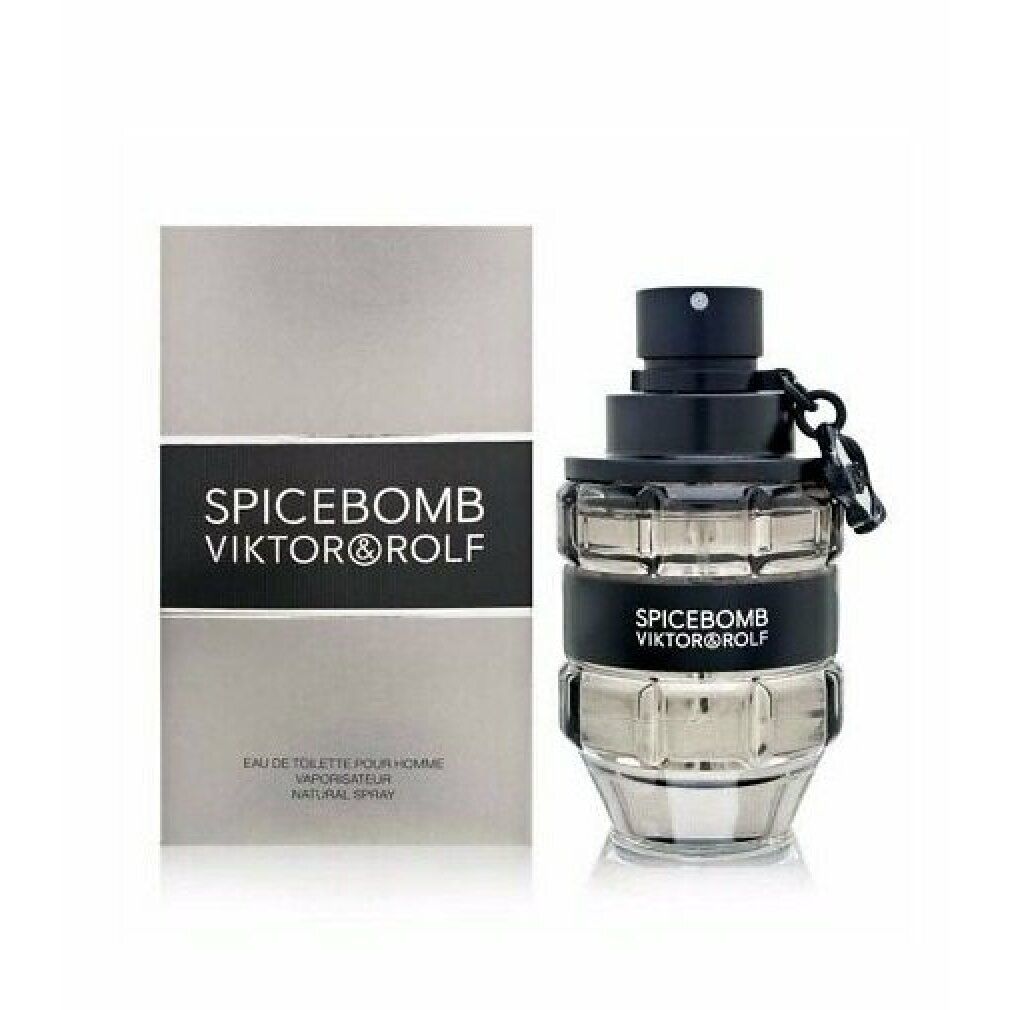 Viktor & Rolf Spicebomb Eau de Toilette Pour Homme Flakon und Verpackung.