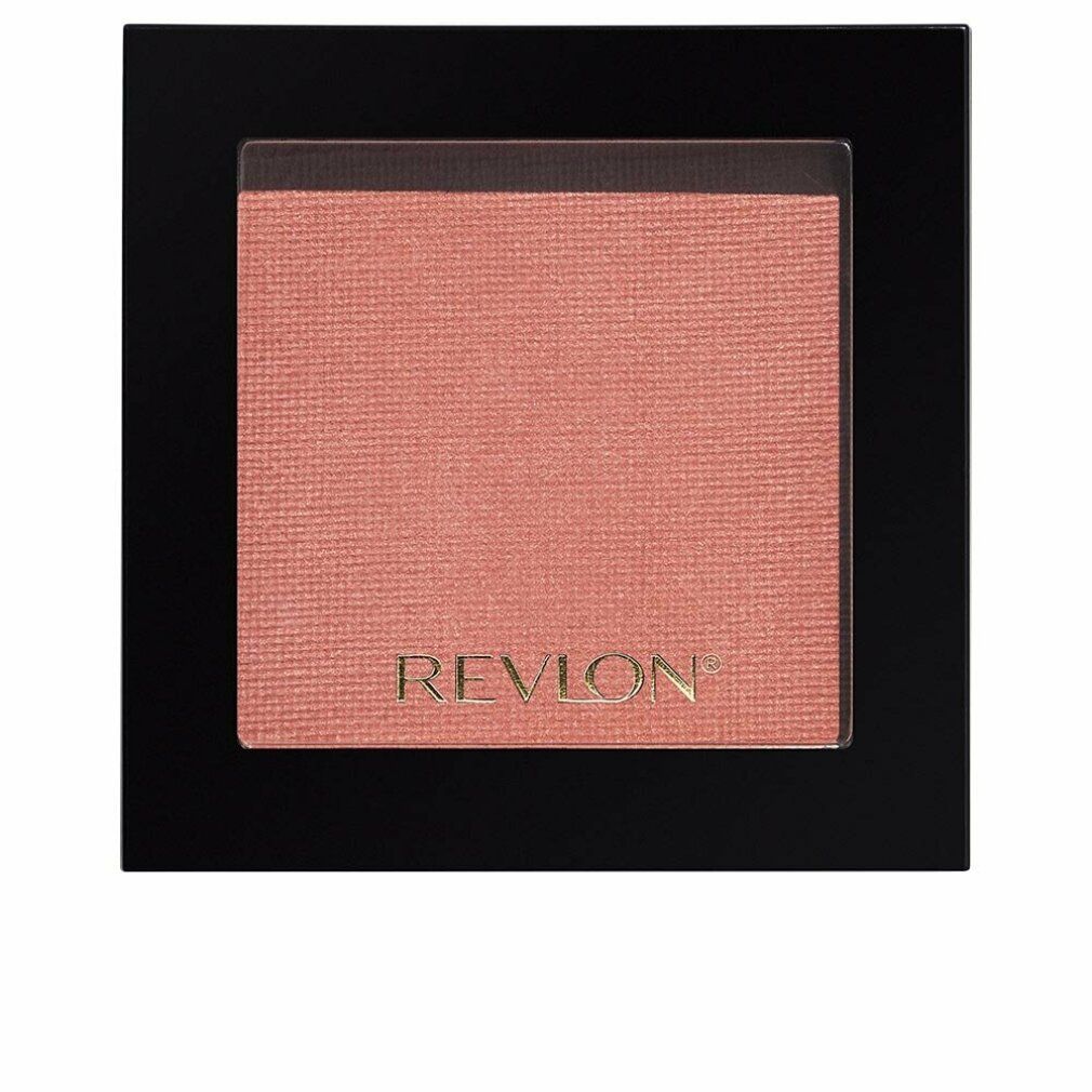 Revlon Puder-Rouge-Stick in "Tickled Pink". Quadratische schwarze Hülle mit rosafarbenem Rouge.