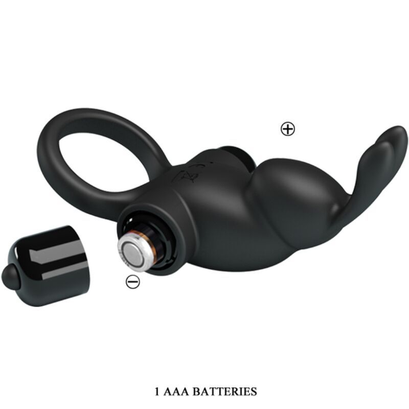 Pretty Love Cockring Rabbit Schwarz