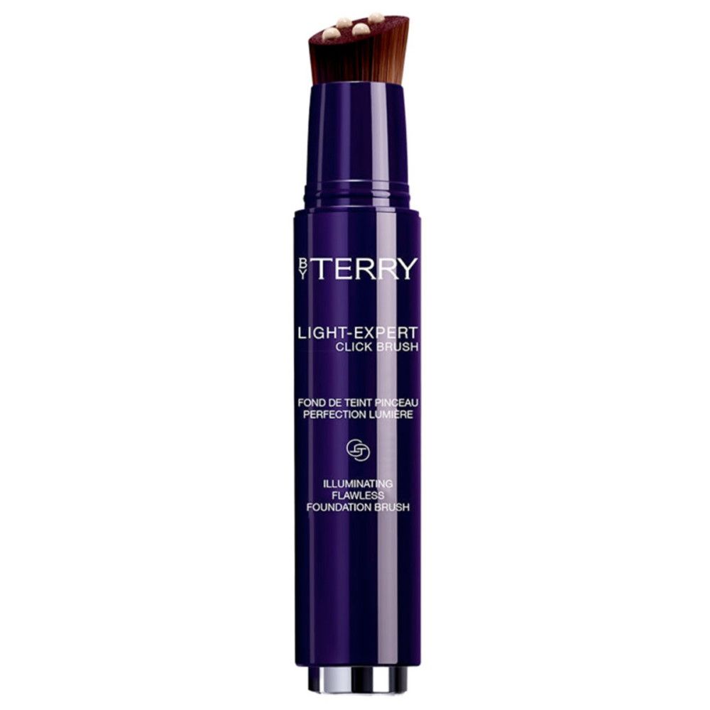 By Terry Click Brush Foundation mit Bürstenapplikator und silbernem Bodendeckel.