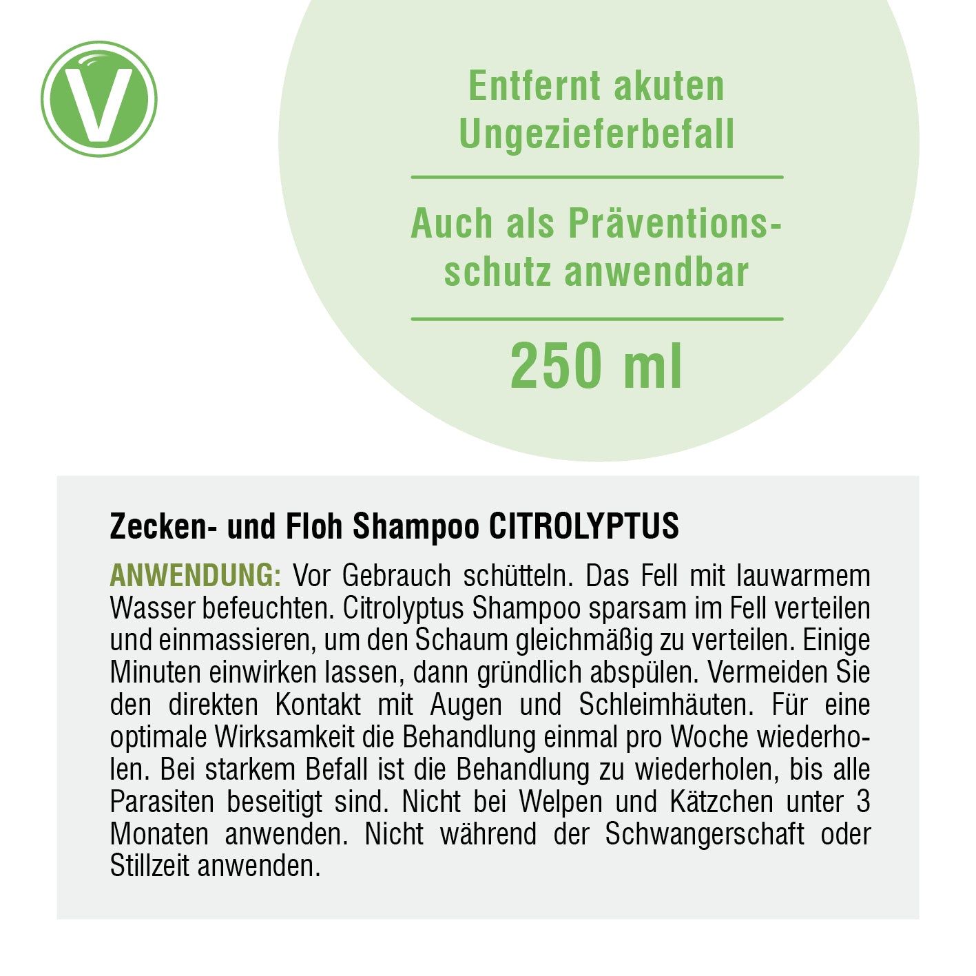 Vetlando Citrolyptus Zecken- und Floh Shampoo