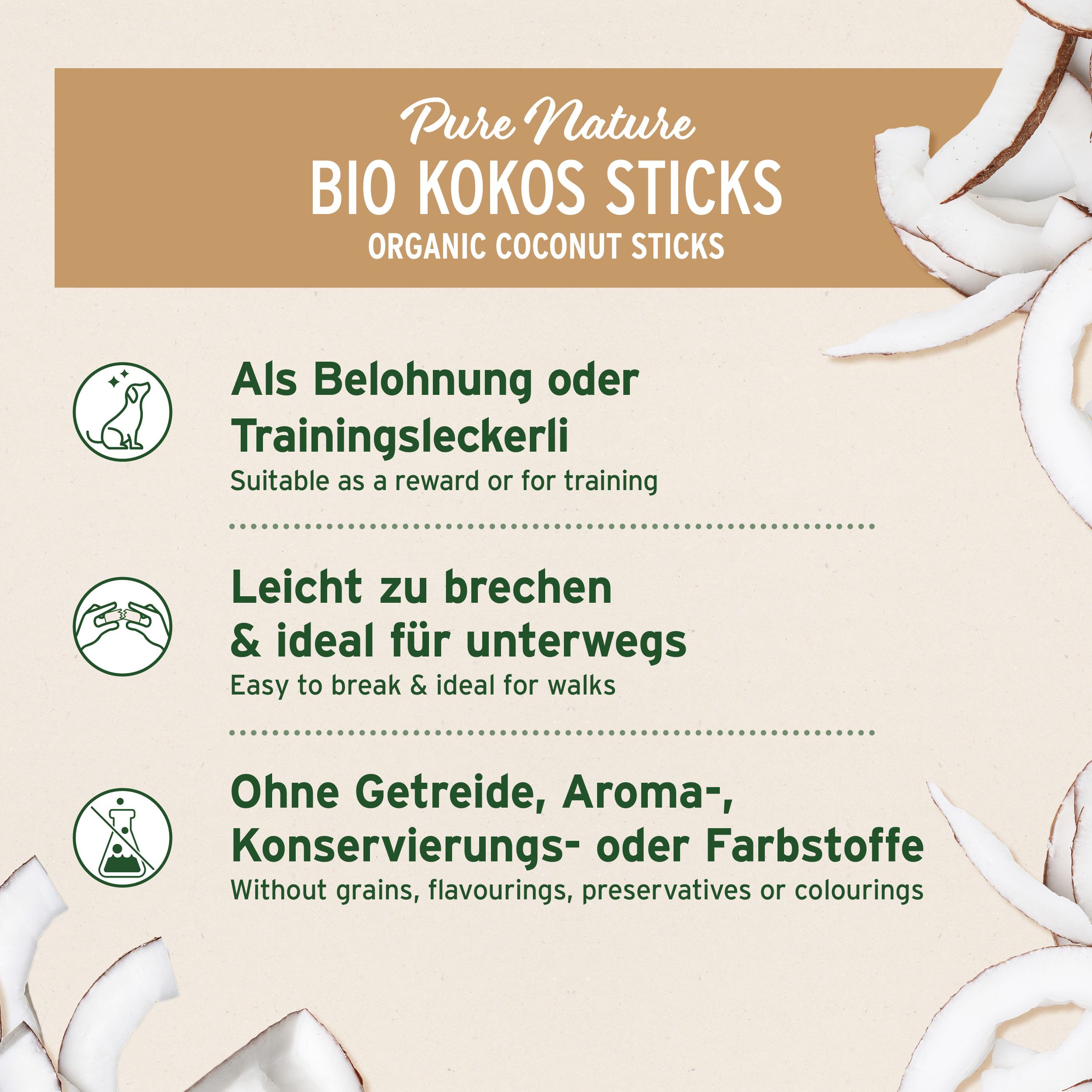 AniForte BIO Kokos-Sticks Snack