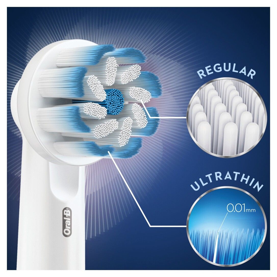 Oral-B Sensitive Clean 3+3+3 Pack Aufsteckbürsten Ersatzbürsten Ersatzzahnbürste