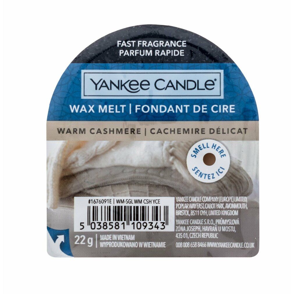 Yankee Candle Duftwachs für aromalampy Warm Cashmere
