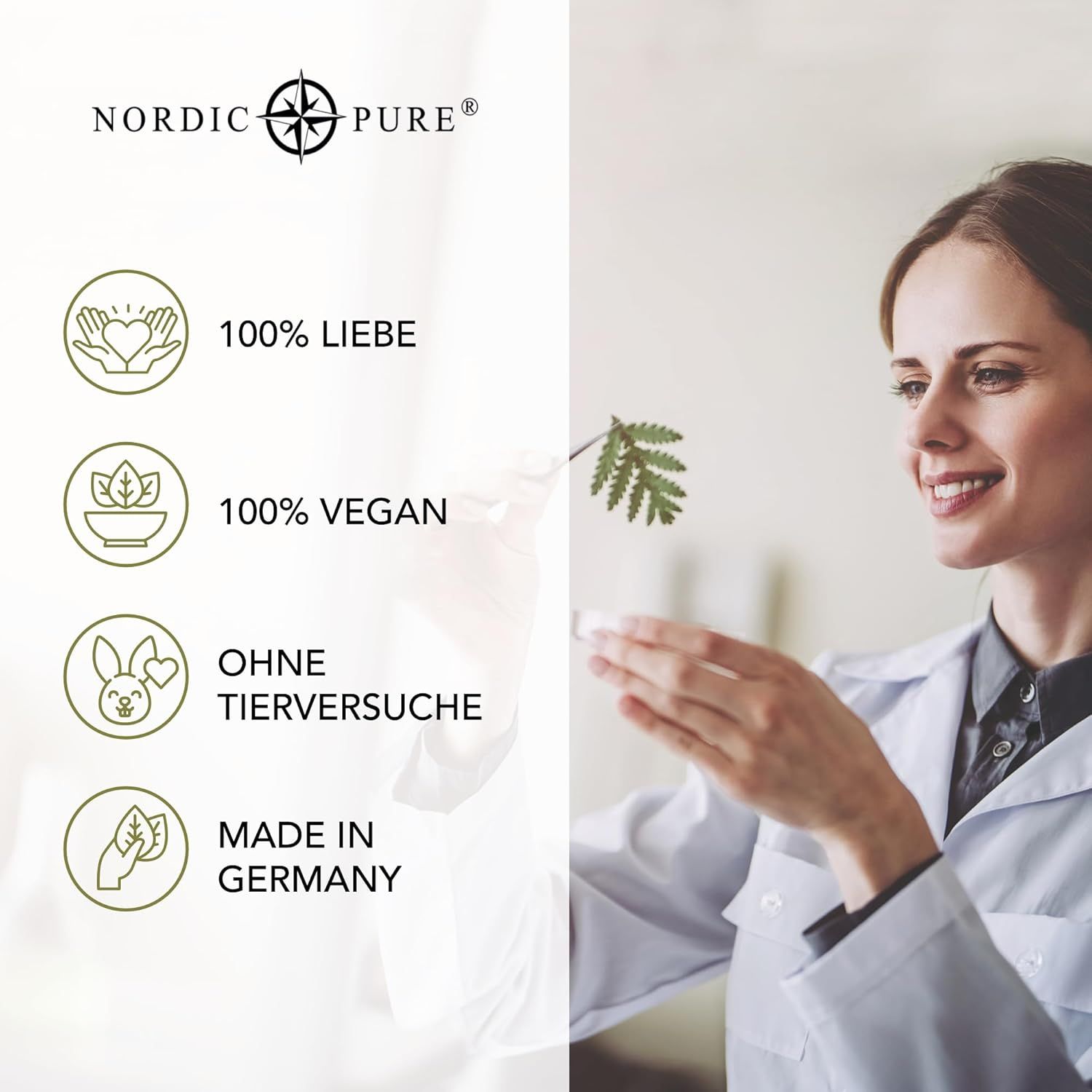 Nordic Pure Rosmarin-Minze-Extrakt – Haarpflege mit RootBioTec™, alkoholfrei