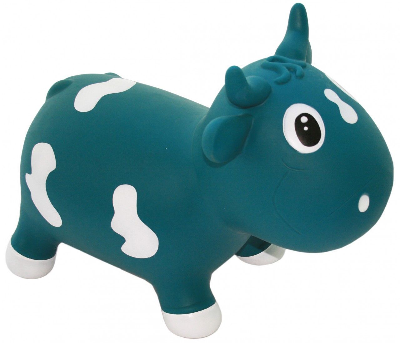 Hüpftier / Hüpfkuh / Hüpfspielzeug - Bella the Cow JUNIOR (kleinere Version) inkl. Luftpumpe