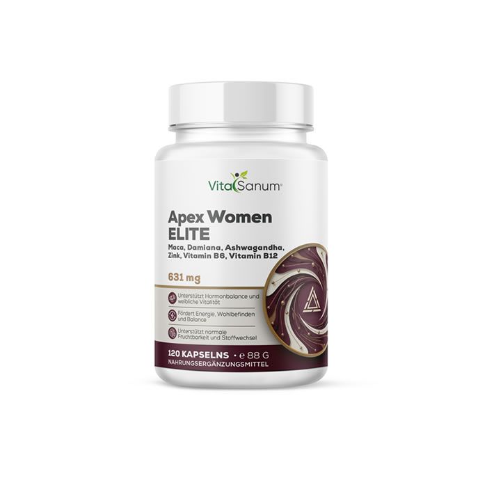 VitaSanum® Apex Women ELITE Kapseldose, 120 Kapseln.
