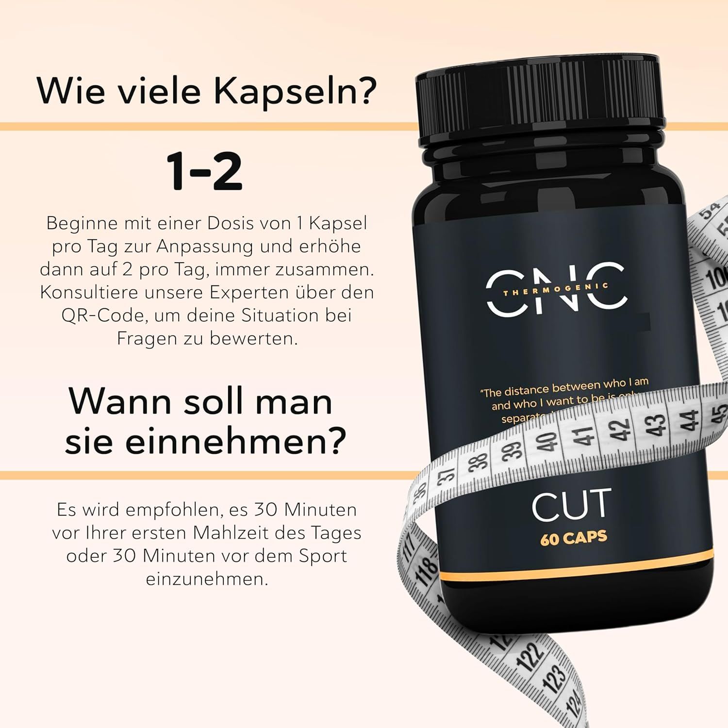 QSTA  Abnehmen Schnell Fettverbrenner CUT Kapsel