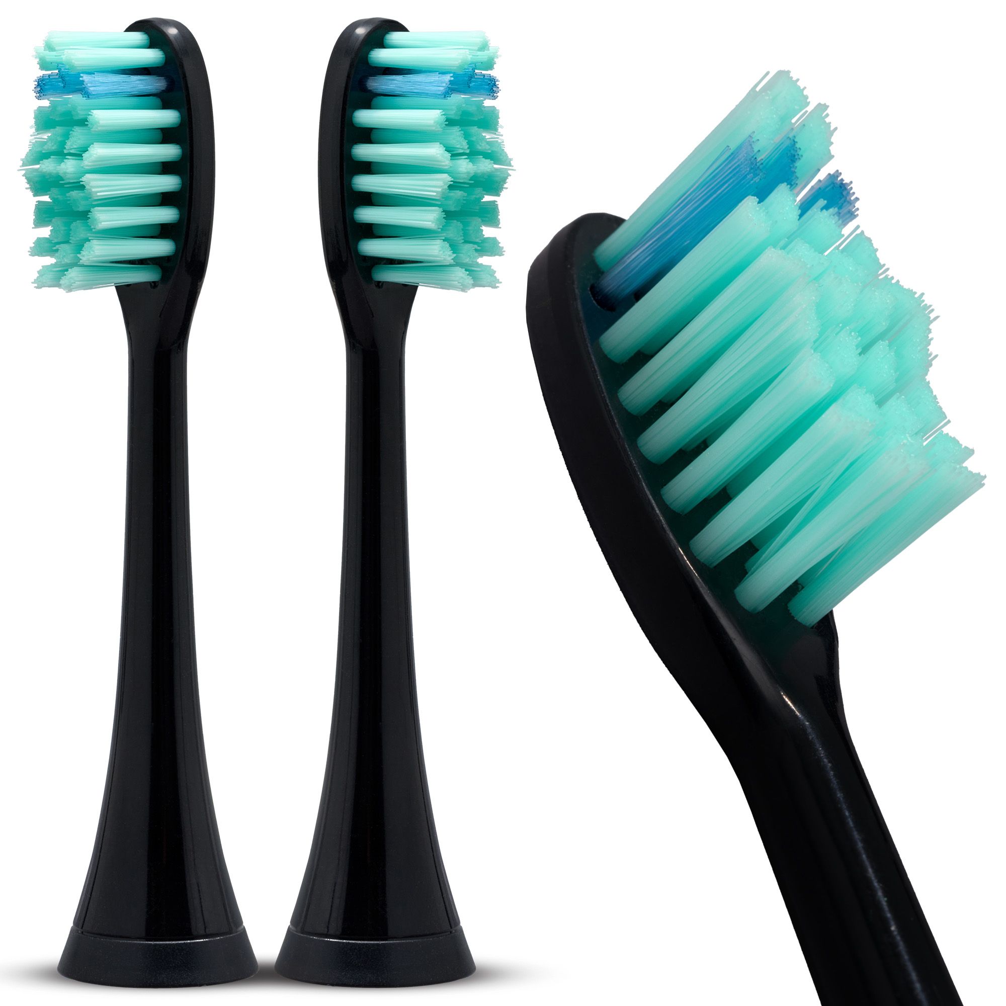 Silodent Schallzahnbürste Midnight Blue. Zahnbürstenköpfe mit antiseptischen Borsten