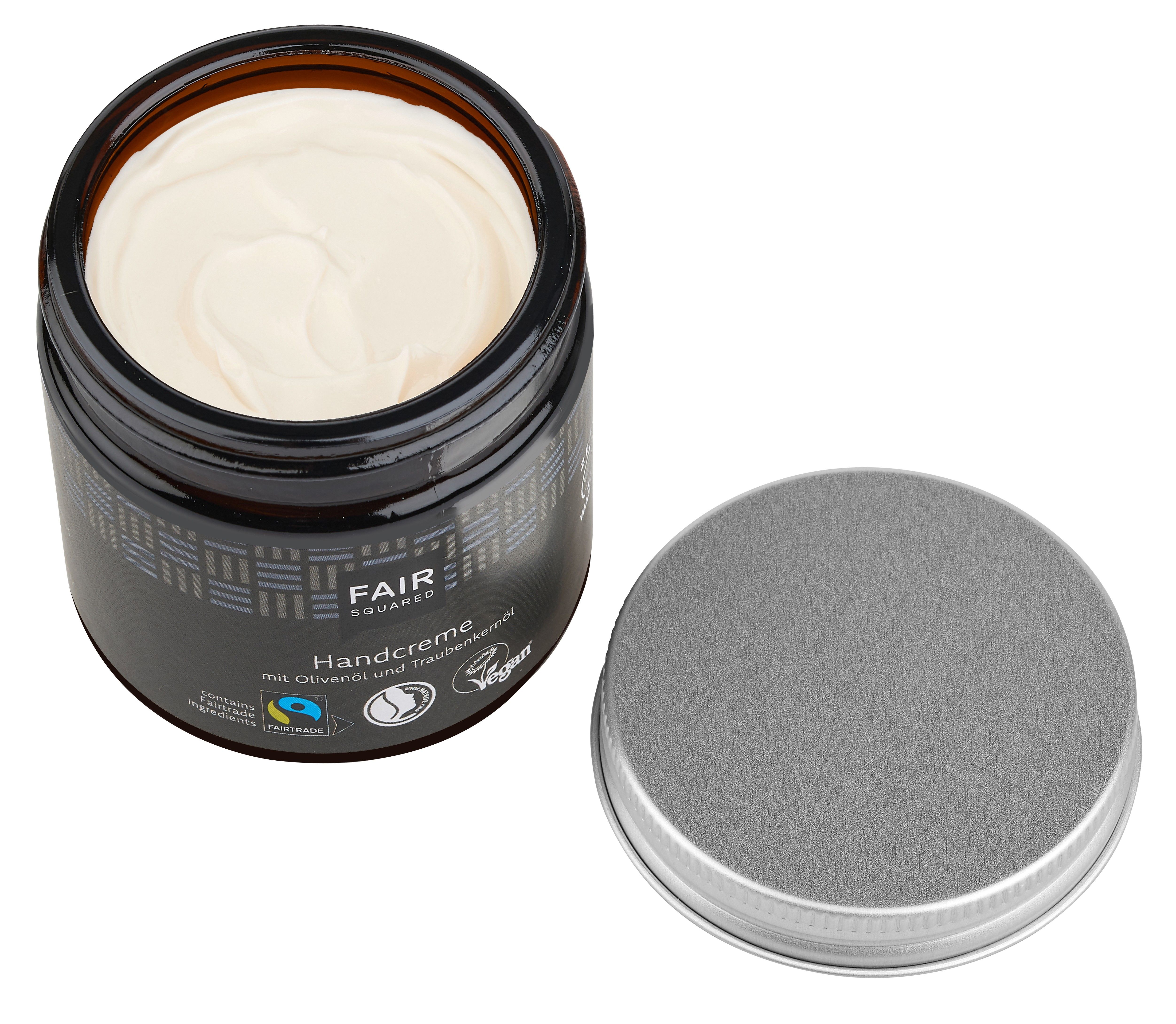 FAIR SQUARED Handcreme mit Oliven- und Traubenkernöl
