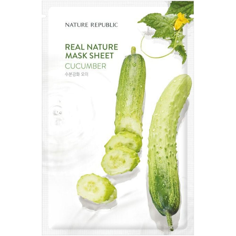 NATURE REPUBLIC Real Nature Cucumber Sheet Face Mask
