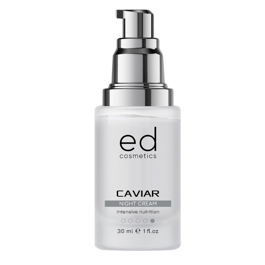 ED COSMETICS Caviar Nachtpflege – Lifting -ANTI-AGING - Konzentrat für reife & trockene Haut