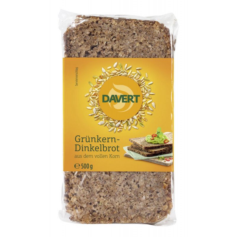 Davert - Grünkern-Dinkelbrot 500 g - Shop Apotheke