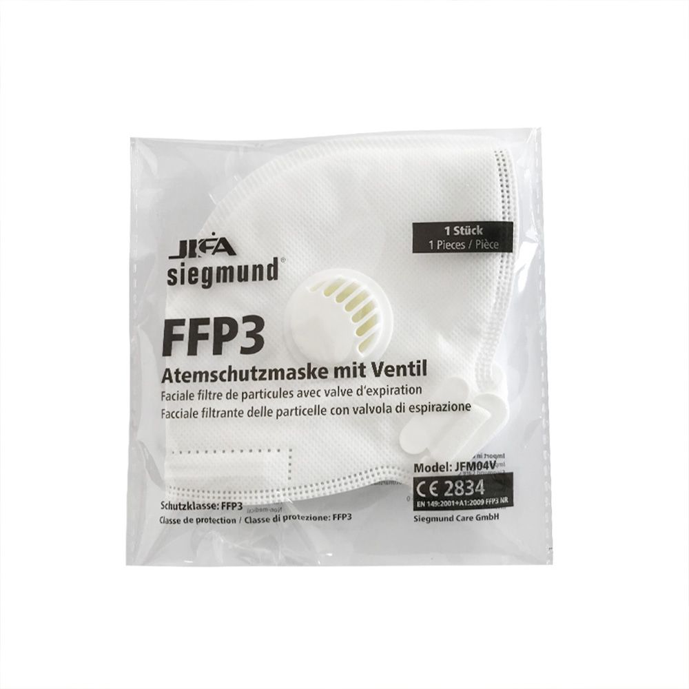 siegmund care JIFA FFP3 Atemschutzmaske mit Ventil