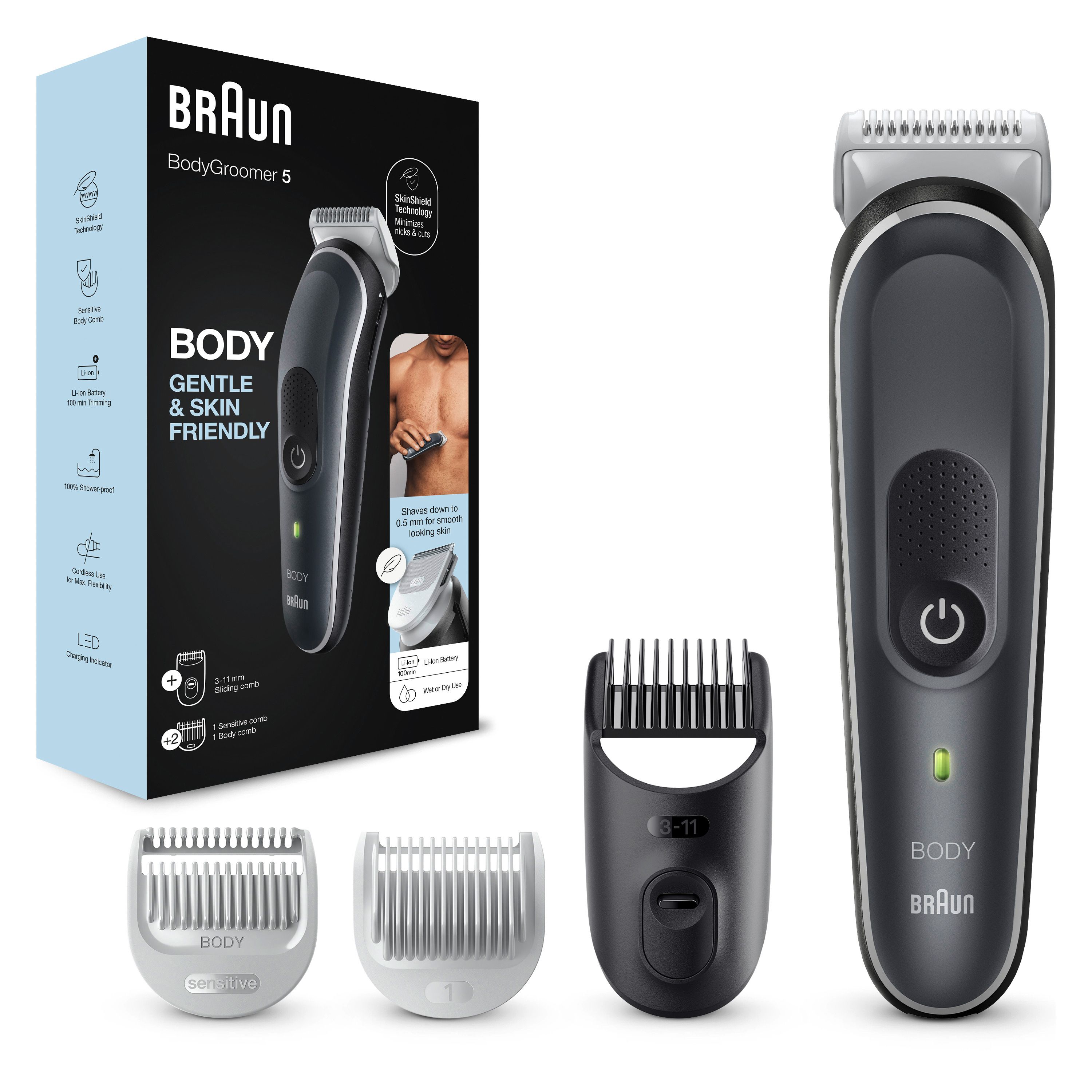 Braun - BodyGroomer "5 - BG5340" in Grau und Schwarz