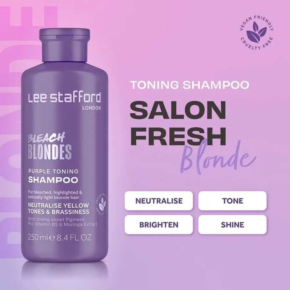 LEE STAFFORD Bleach Blondes Purple Tönungsshampoo
