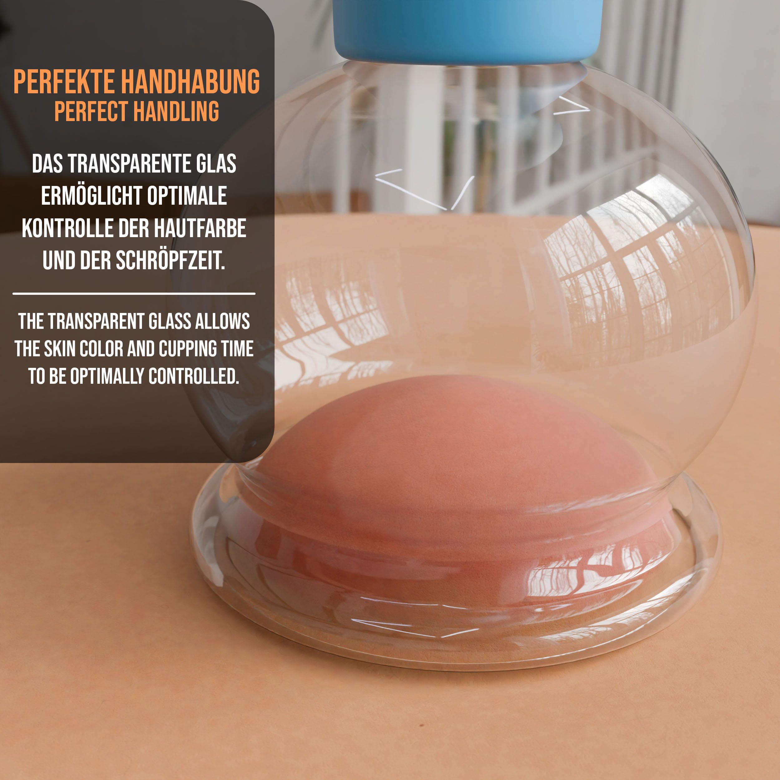 pulox Schröpfglas aus Echtglas