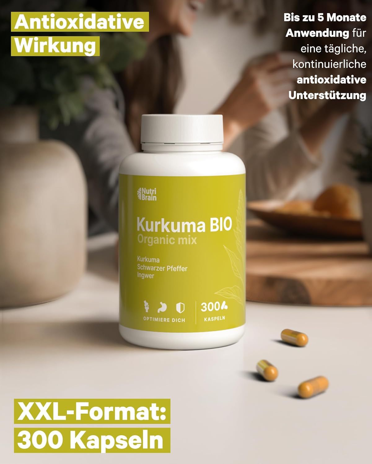 NUTRIBRAIN Kurkuma Kapsel