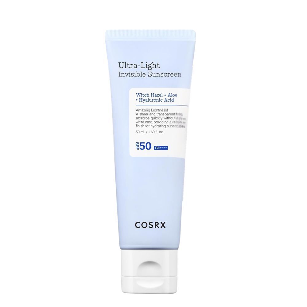 COSRX Ultra-Leichte Unsichtbare Sonnencreme LSF 50 Transparenter Sonnenschutz