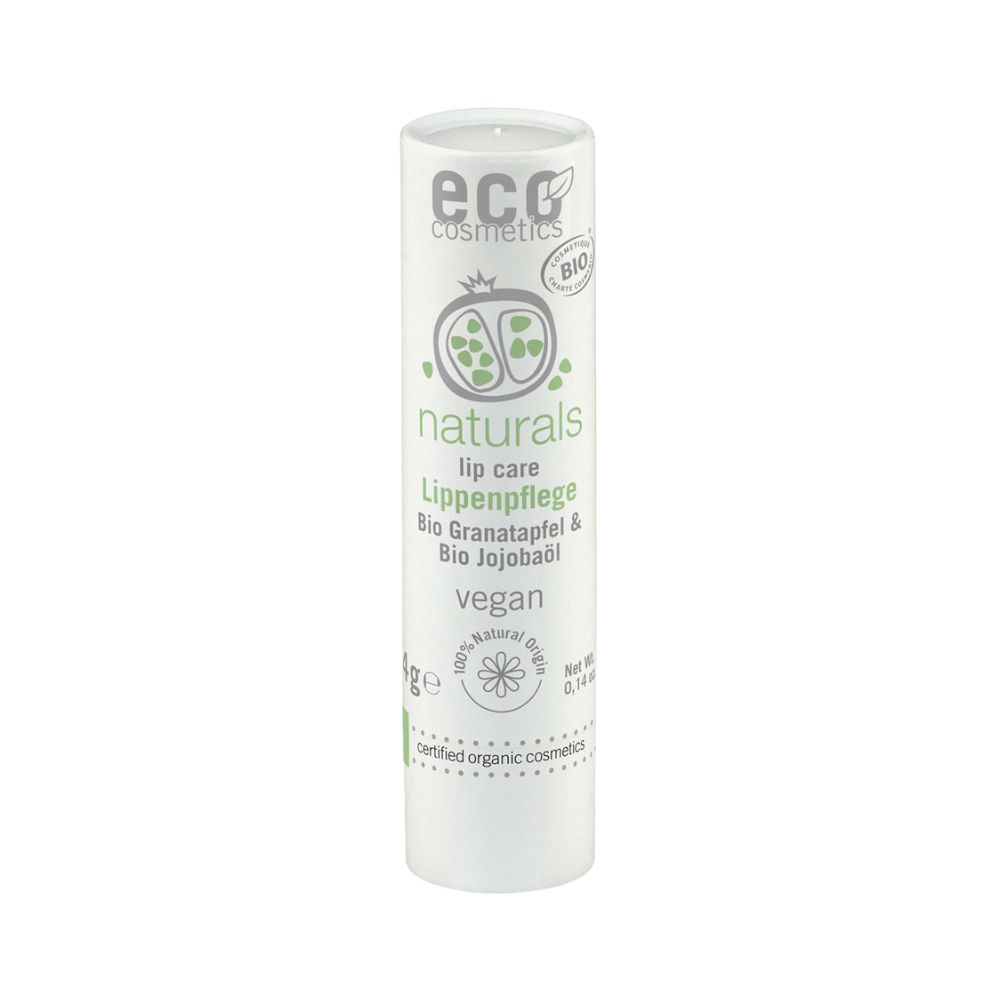 eco cosmetics Lippenpflegestift mit Granatapfel und Jojoba vegan 4g