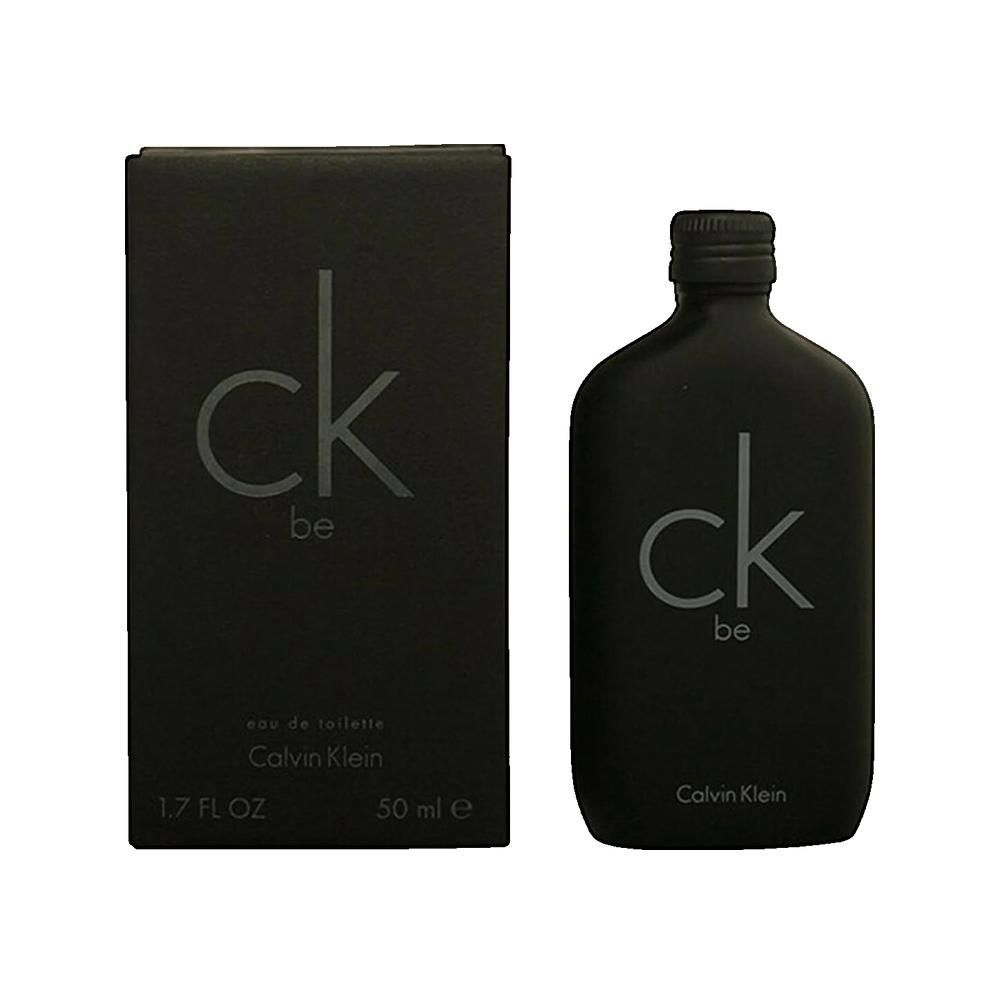 Schwarze Flasche und Box mit „ck be“ und „Calvin Klein“ Schriftzug. 50 ml. EdT.