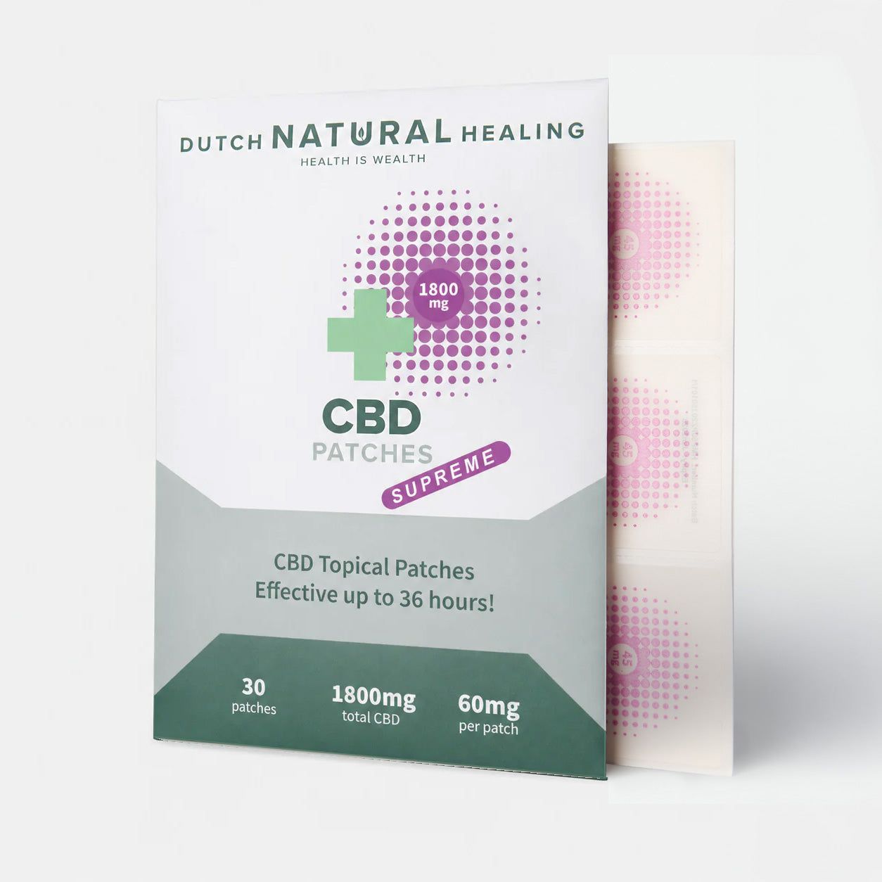 Dutch Natural Healing® Topische CBD-Pflaster - Supreme Stark