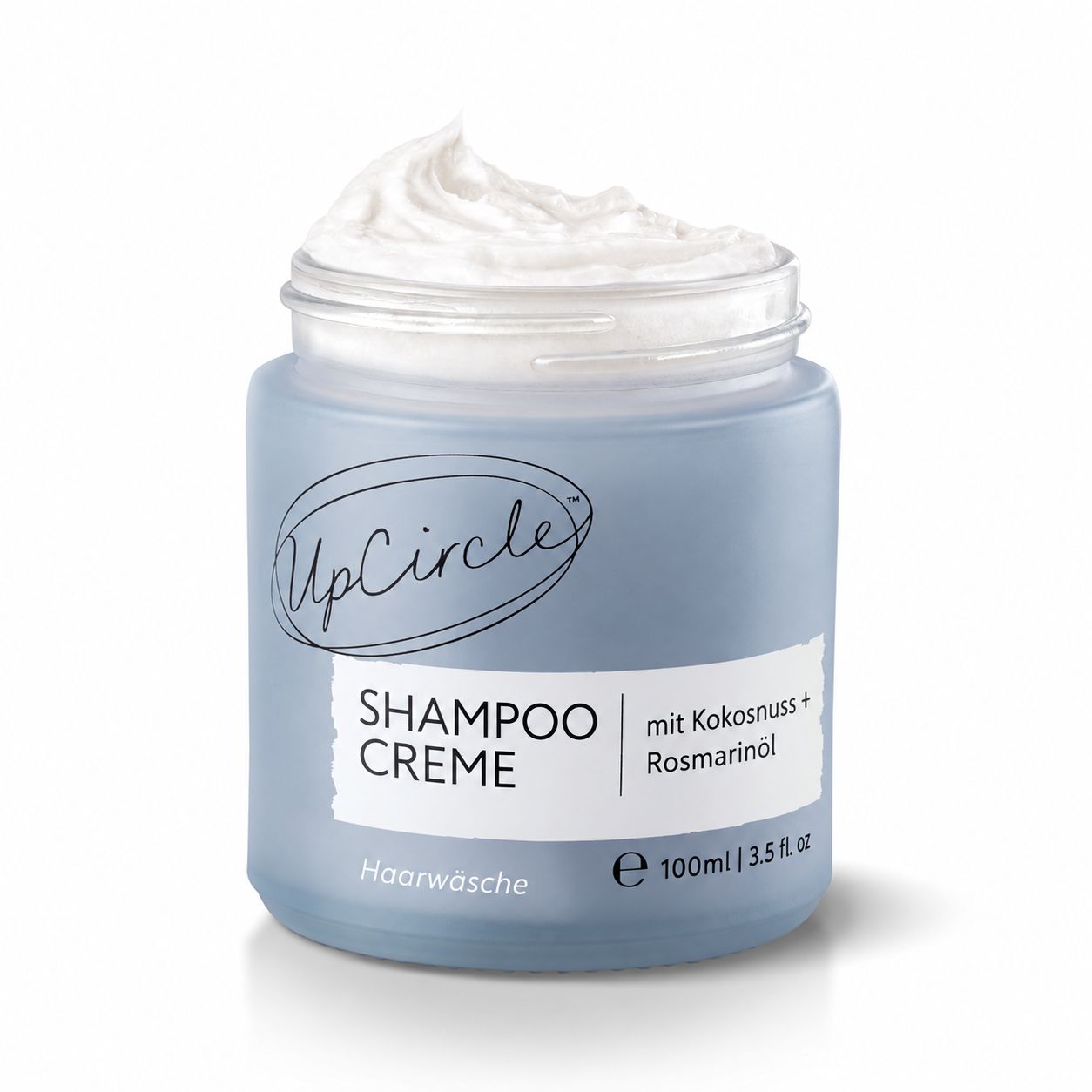 UpCircle Shampoo Crème, 100ml, mit Kokosnuss- und Rosmarinöl.