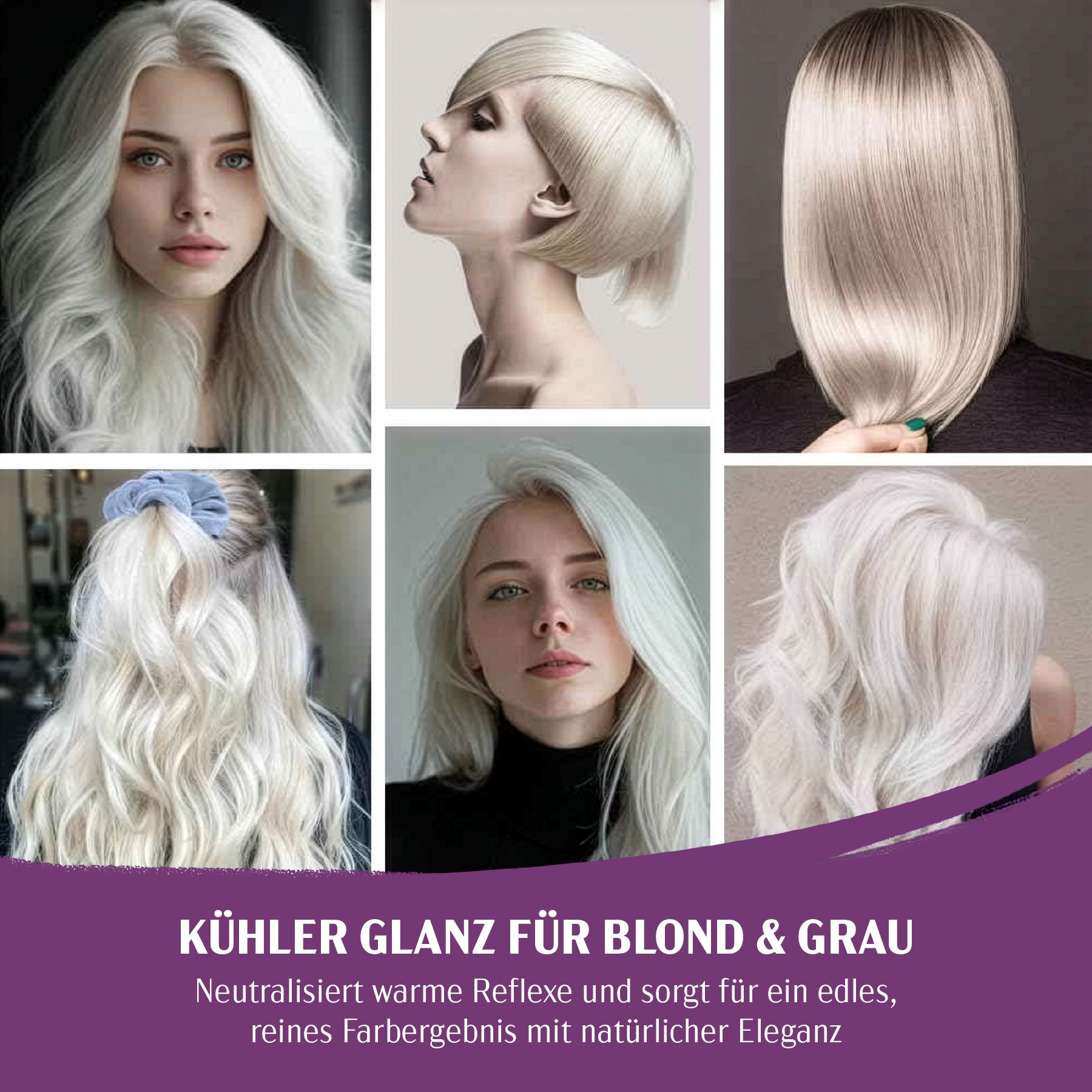 Karseell Haarmaske Purple für Blondes Blondiertes Graues Haar