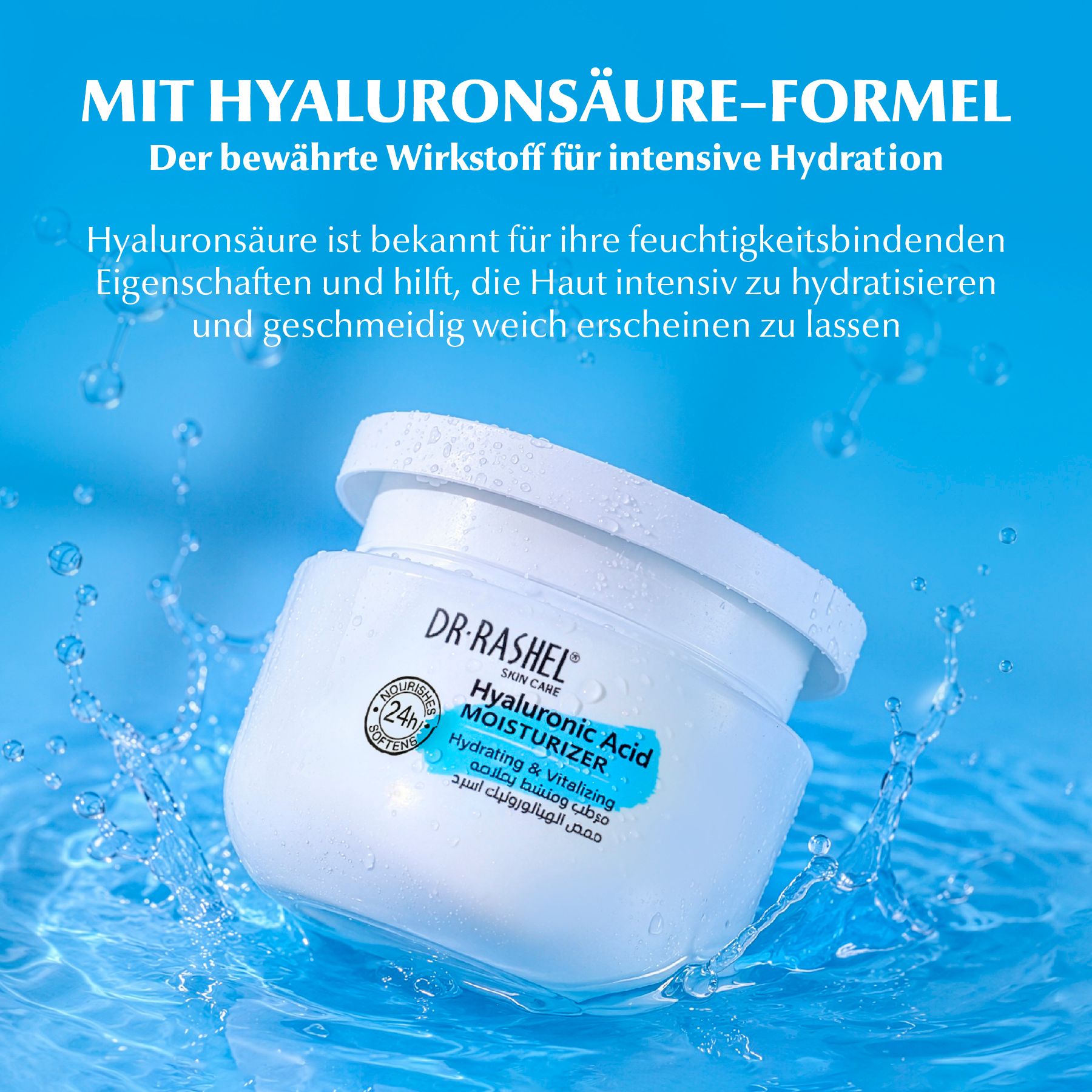 DR.RASHEL Tagescreme Hyaluron Gesichtscreme Hyaluronic Acid Moisturizer