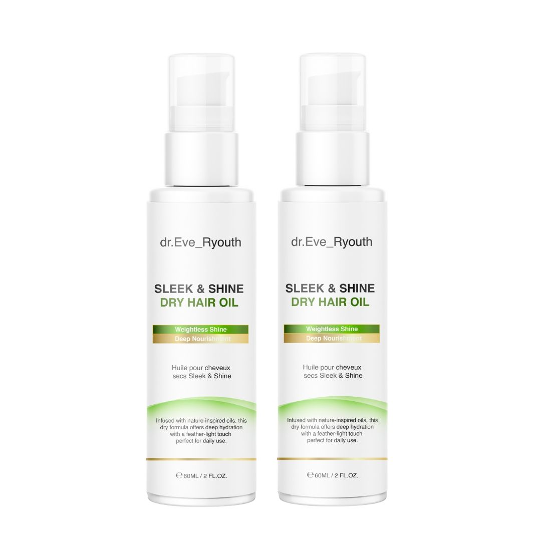 Dr. Eve_Ryouth Sleek & Shine Trockenhaaröl-Duo