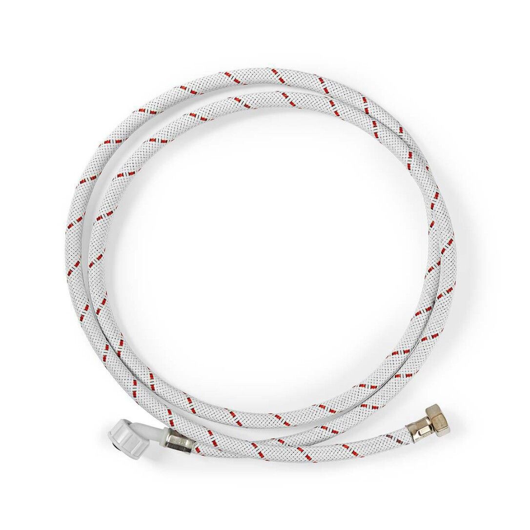 Nedis Nylon Zulaufschlauch / 1/2'' / 3/4'' / 10 Bar / 90 °C / 2.00 m / Anwendung: Schüssel / Wasch