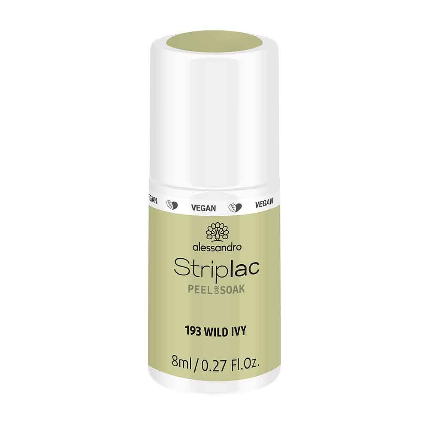 Flasche Alessandro StripLac Nr. 193 Wild Ivy, vegan, 8ml.