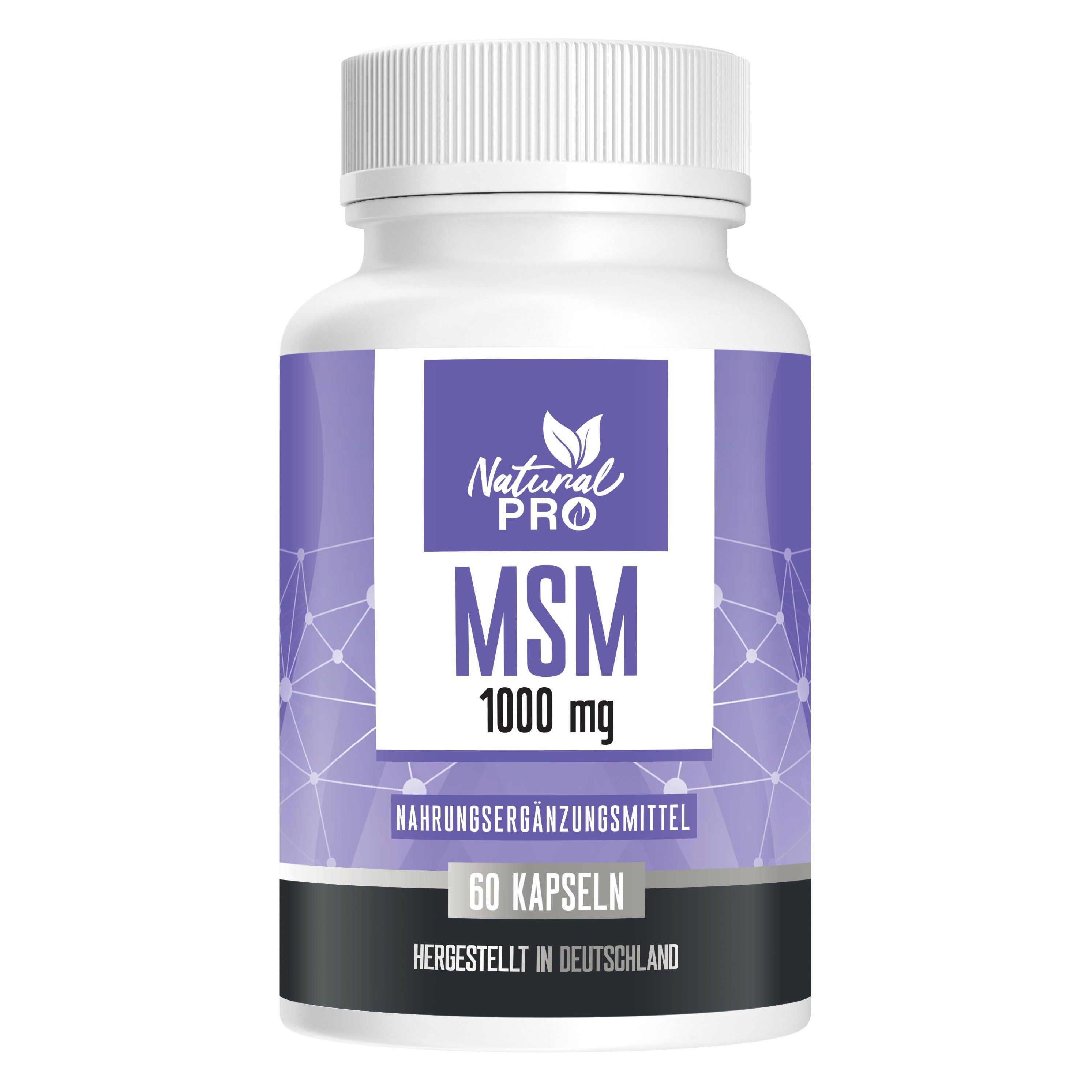 Natural Pro | MSM 1000 MG Tagesdosis HOCHDOSIERT