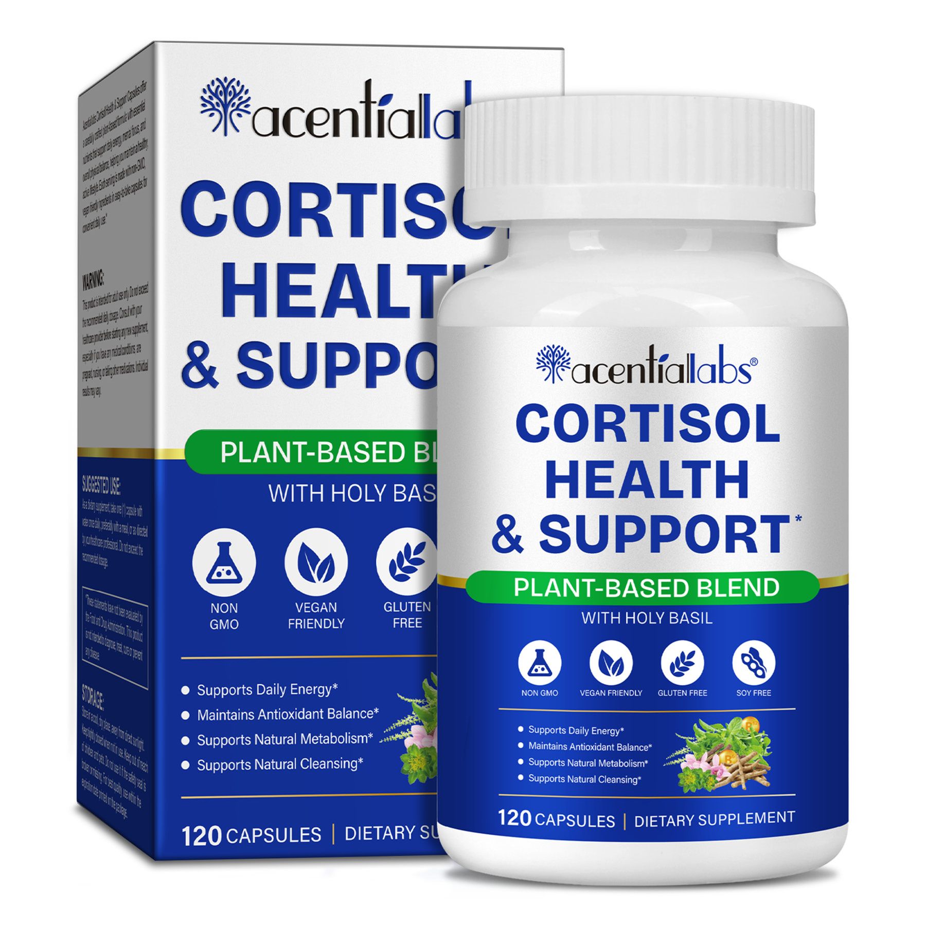 ALIVER Cortisol Support Unterstützung Komplex Ashwagandha Magnesium Kapseln