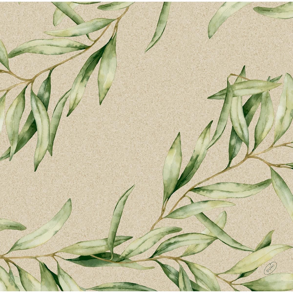 Dunisoft-Servietten 40 x 40  1/4 Falz Foliage